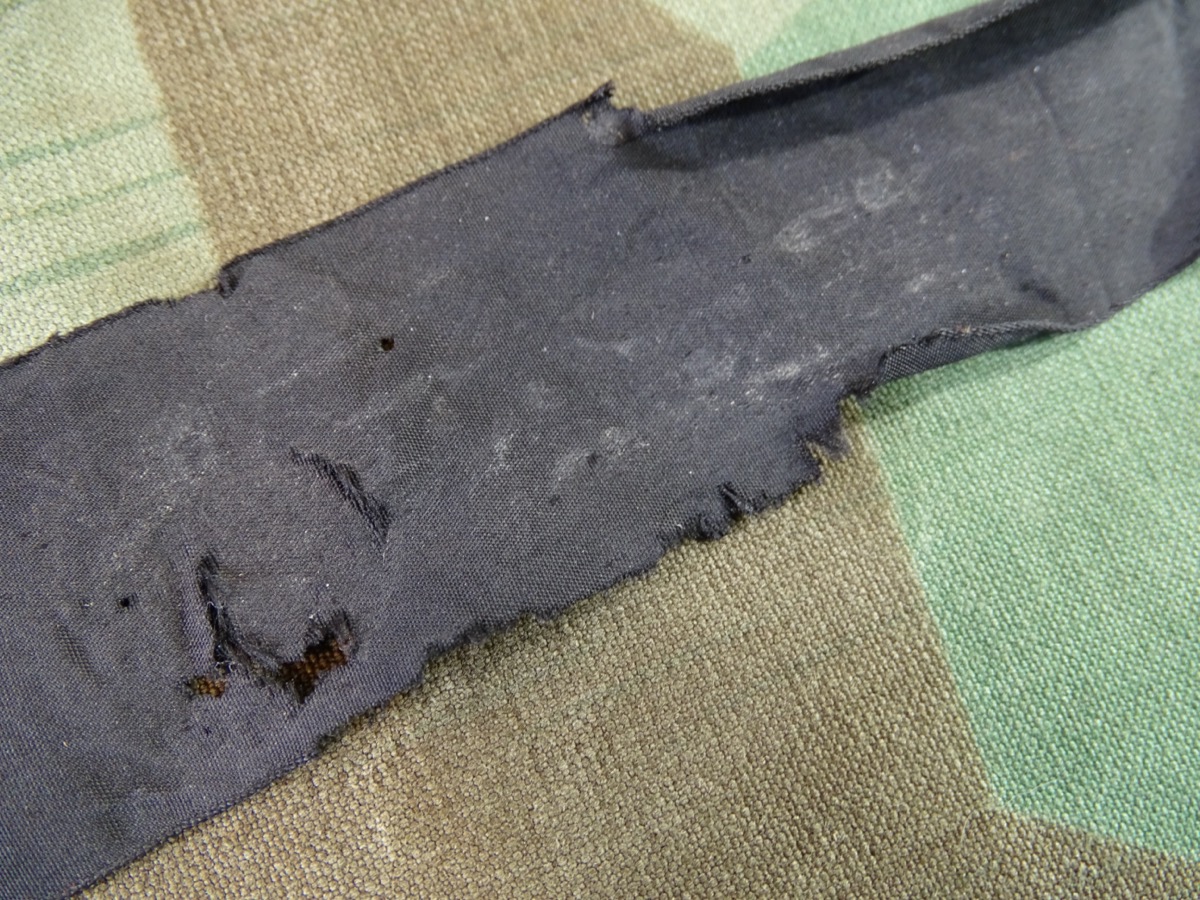 Mützenband Kriegsmarine, Baumwollstickerei
