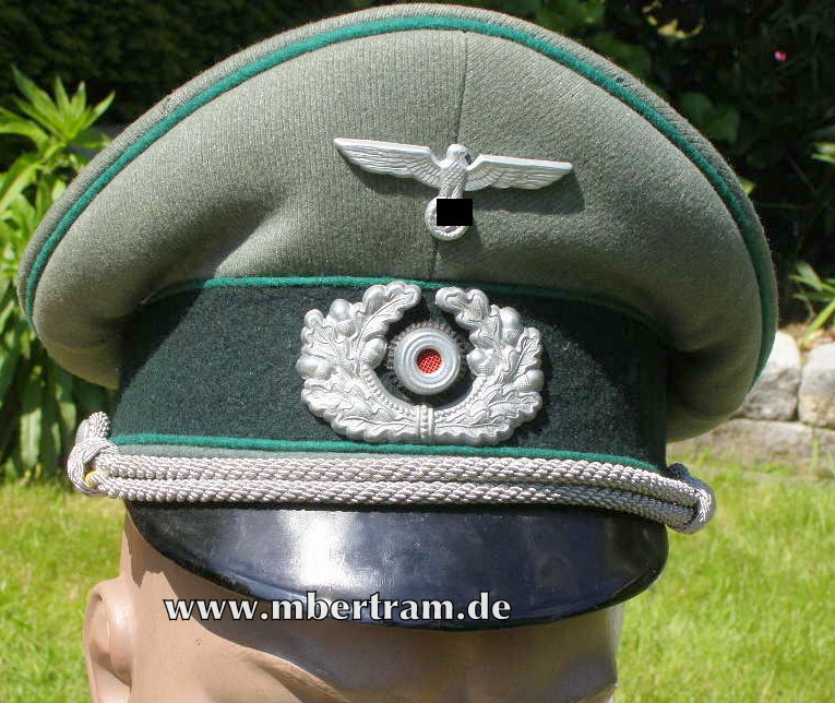 Wehrmacht Offiziers Schirmmütze Heeresbeamter "Erel"