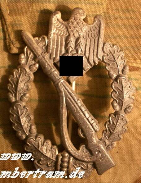 Infanterie Sturmabzeichen in Silber. Feinzink, " L 56 Funcke"