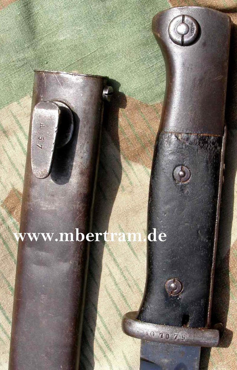 SEITENGEWEHR 84/98 DEUTSCHES REICH, ohne Hersteller