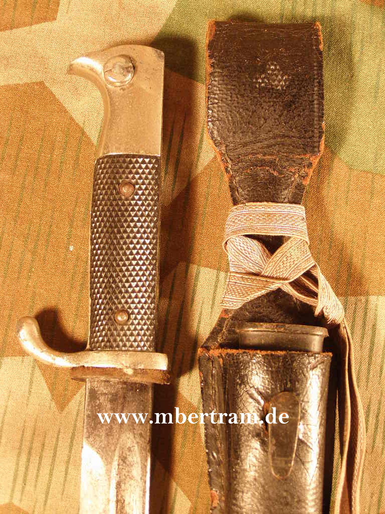 Ausgeh Seitengewehr KS 98. tzung, Portepee, Koppelschuh