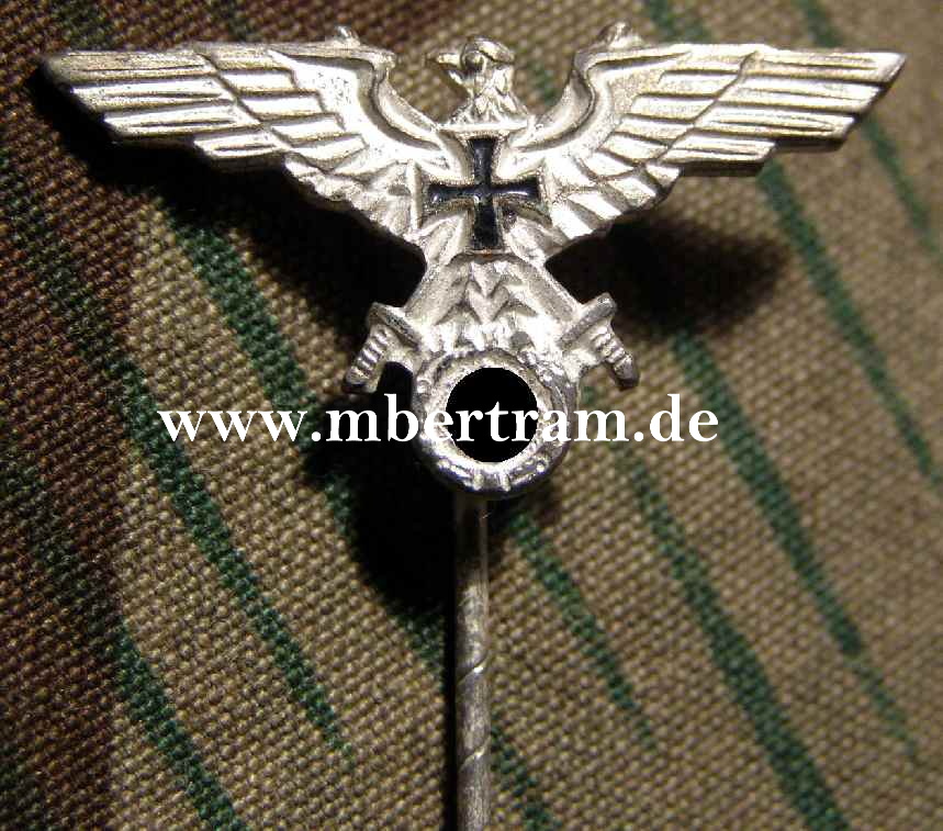 NS Soldatenbund Mitgliedsabzeichen, Buntmetall, 14mm Abz.