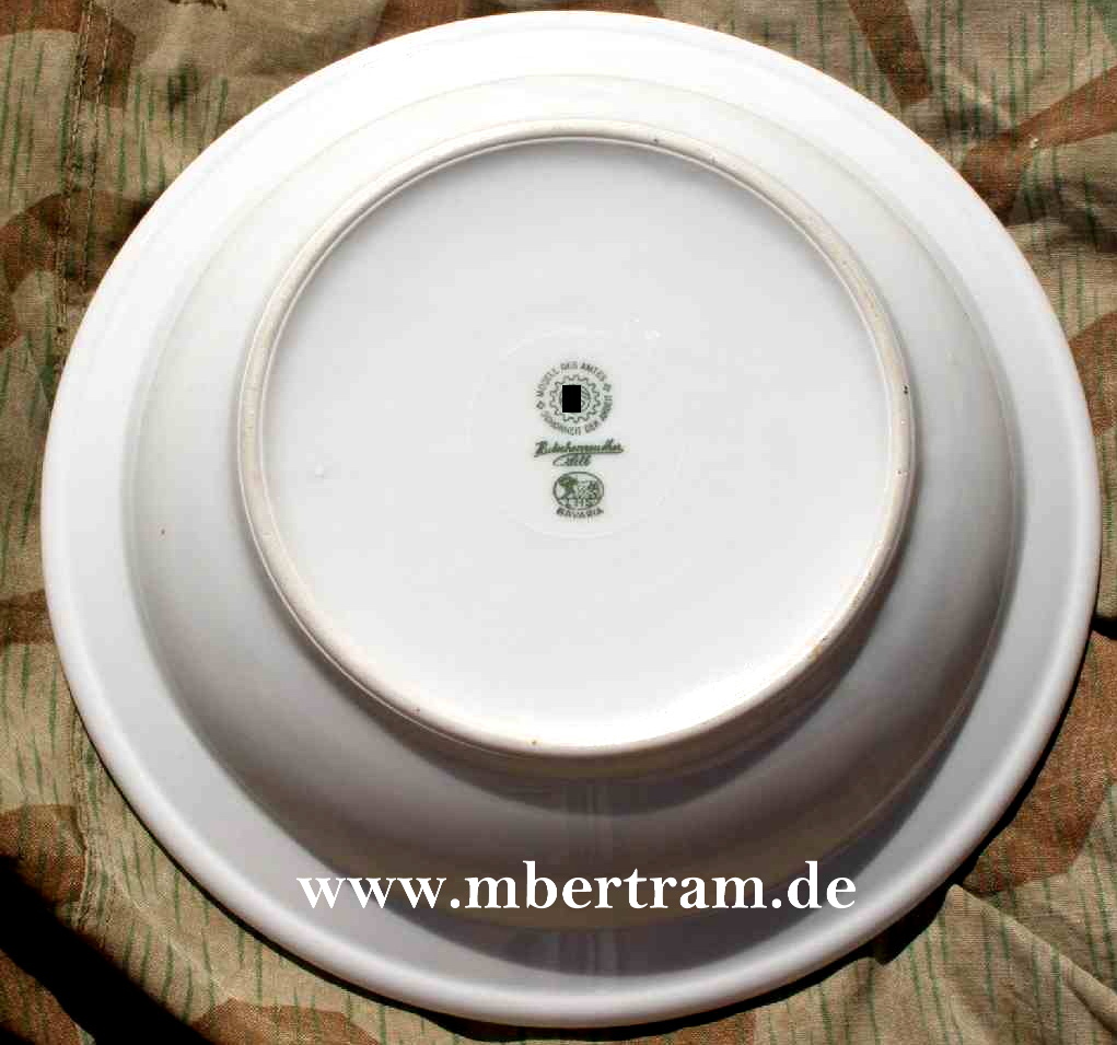 DAF Suppenteller 24cm, E.Behn Krefeld, Zahnrad/HK, Hutschr..