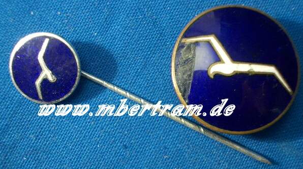 NSFK/DLV Segelflieger-"A"-Abzeichen Verl.Nr, u. Miniatur