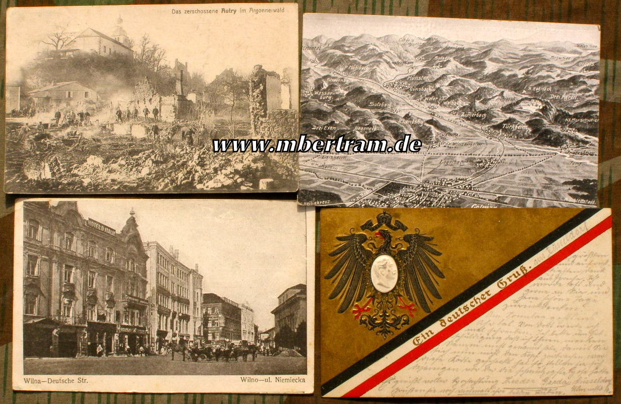 10740-14 35 Feldpostkarten 1. WK, Königl. Landwehr Inf. Rgt. No. 65