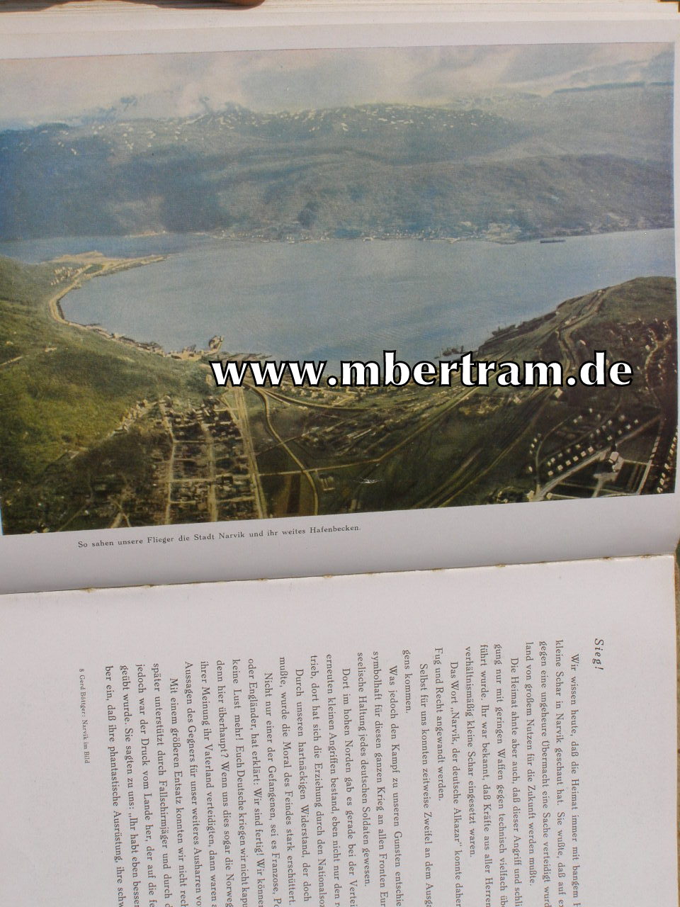 11624-14 Böttger, Gerd: Narvik im Bild. 127 Abb. 1943. 151 S.