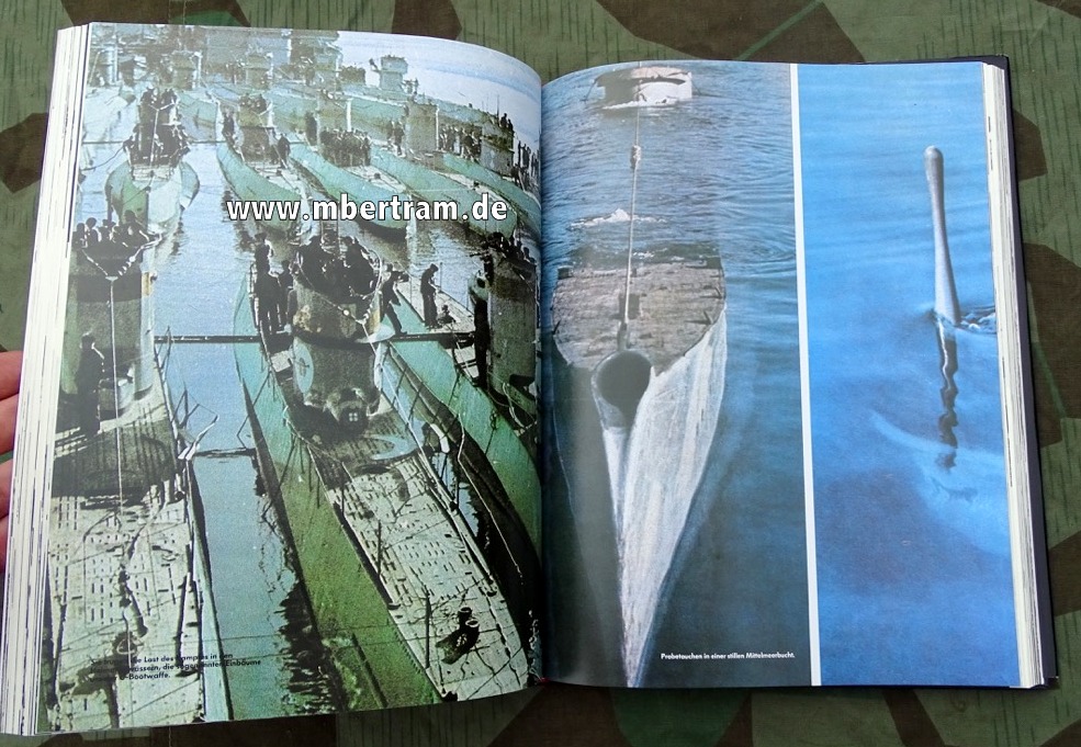 16174-19 5 Bände Die Kriegsmarine.Nachdruck d.Truppenzeitschrift d.Marine