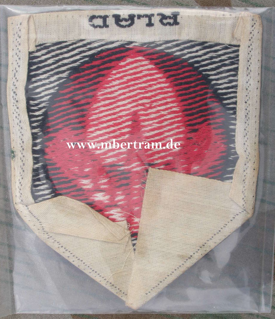 RAD Emblem für den Sportanzug. gewebt, getragen