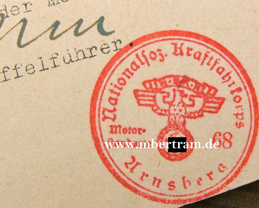 10567-5 Fotos, Dokumente: NSKK Katastrophen Einsatztrupp