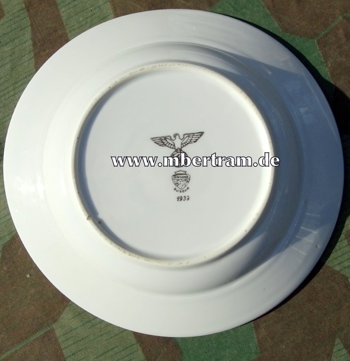 Wehrmacht Suppenteller, Adler, Rhenania Duisdorf, 1939