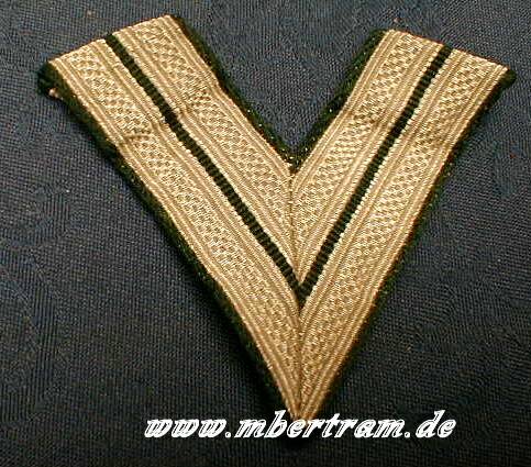 Ärmelwinkel Wehrmacht Obergefreiter.