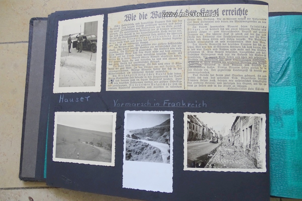 18408-21 Fotoalbum eines Angehörigen der SS Division "Germania"