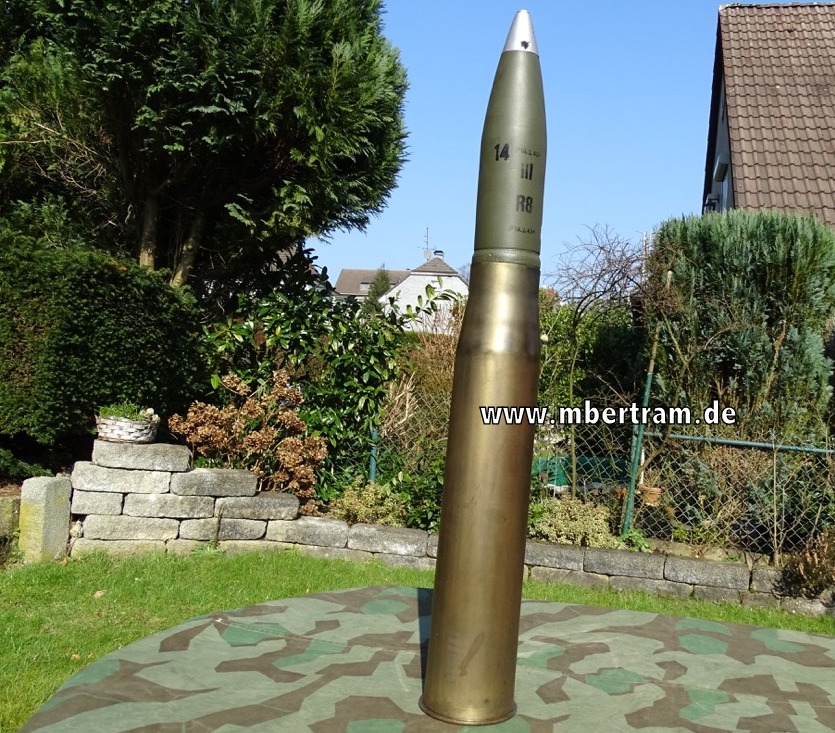 Deko-Spreng Patrone 7,5 cm KWK 40, Sturmgeschütz Wehrmacht / Waffen SS