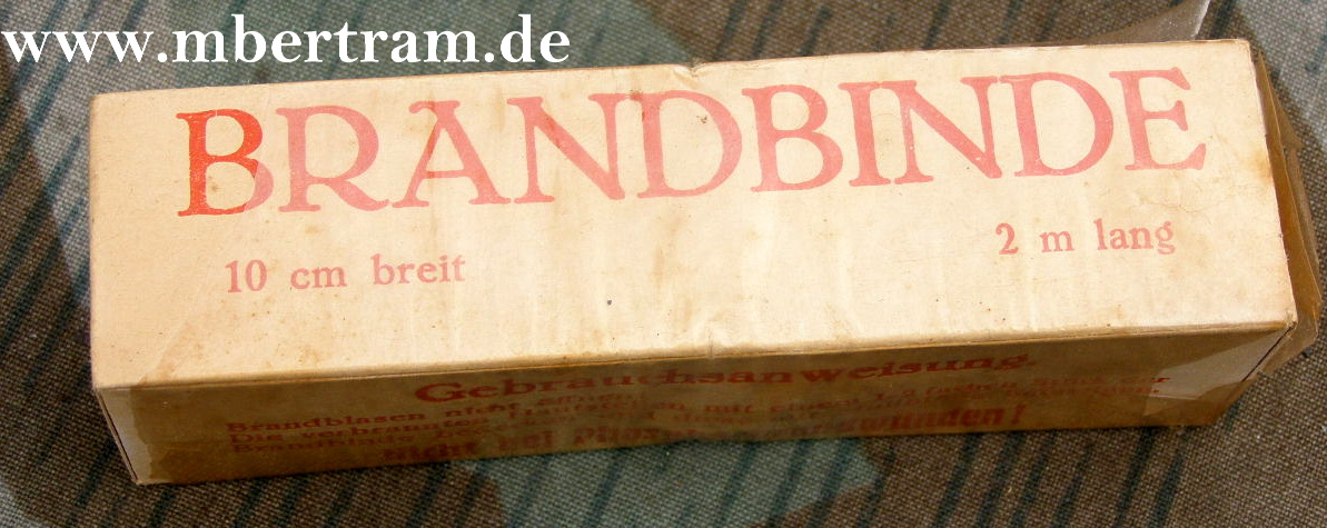 Brandbinde 1940, Wehrmacht, 2mx10cm