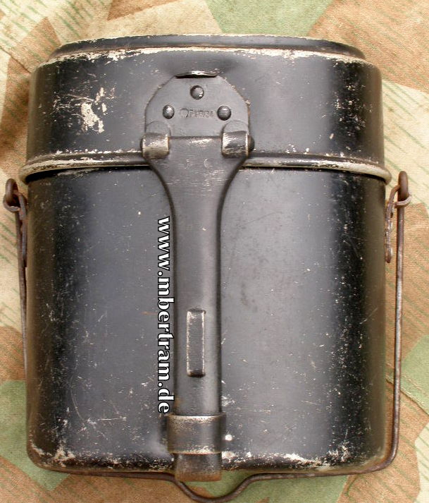 SS/ SA / NSKK/ Partei: schwarzes Kochgeschirr RZM FA 13/34