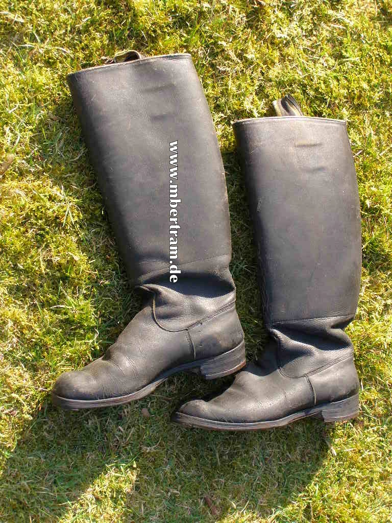 Wehrmacht Offiziersstiefel, große Größe ca. 42/43