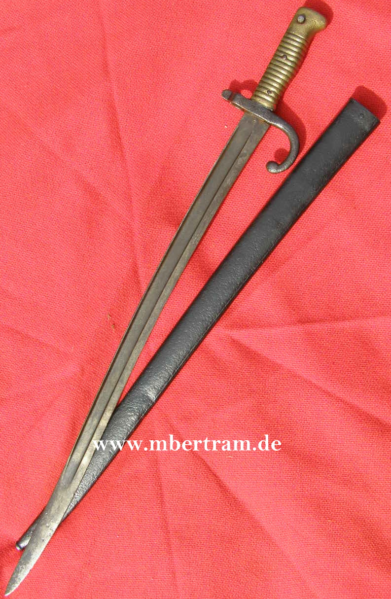 10286-2 Frankreich Säbelbajonett M 1866, Herstellermarke WKC