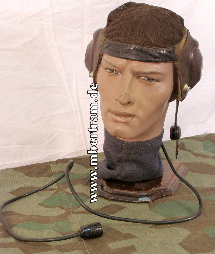 JAGDFLIEGER PILOTEN-NETZ- KOPFHAUBE L Kp N 101, 1942