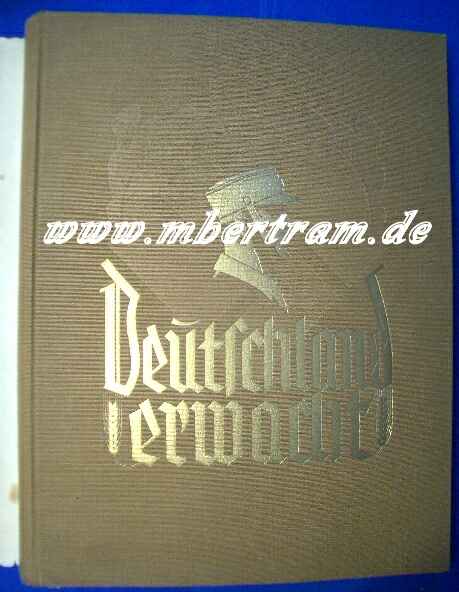 "Deutschland Erwacht". Schutzeinband, Bilderd. Altona 1933