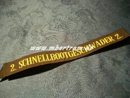 Bundesmarine Mützenband, "2. Schnellbootgeschwader"