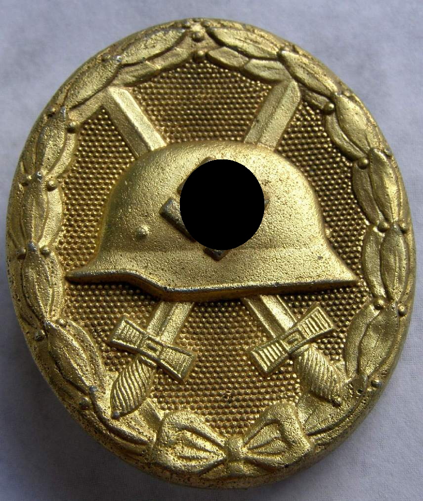 Verwundeten Abzeichen in Gold, ohne Hersteller