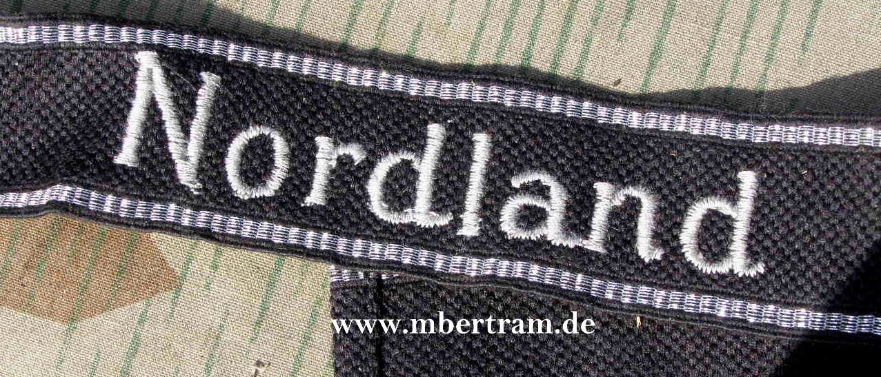 Replik: Ärmelband Waffen SS" Nordland",