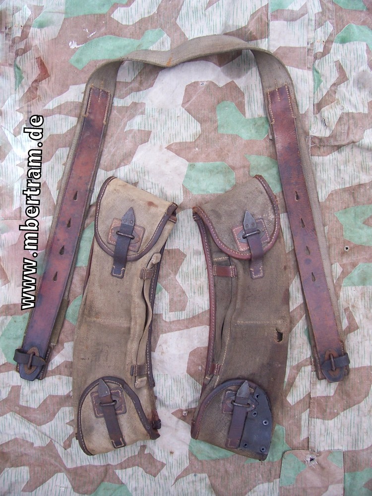 Wehrmacht Magazintaschen Paar für MG 13
