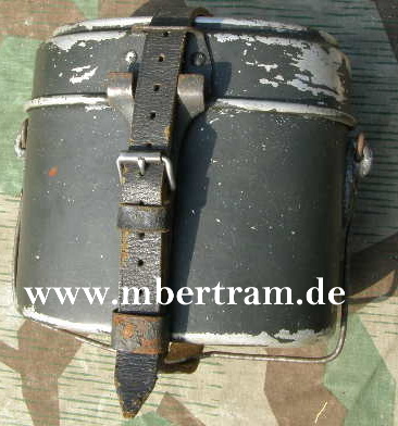 Kochgeschirr Wehrmacht, 90% Lack. VDNS 40, Beriemung