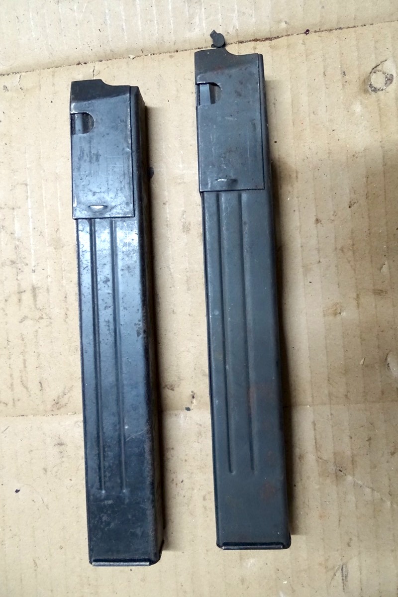 4496-10liX5Xm28204M 2 Magazine für belg. MP VIC Laurent, passend in deutsche MP 40