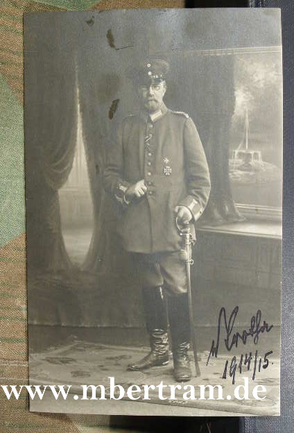 Signatur Oberst Ltn. v. Trotha, Kgl.preuss.Landw.Inf.Rgt.82