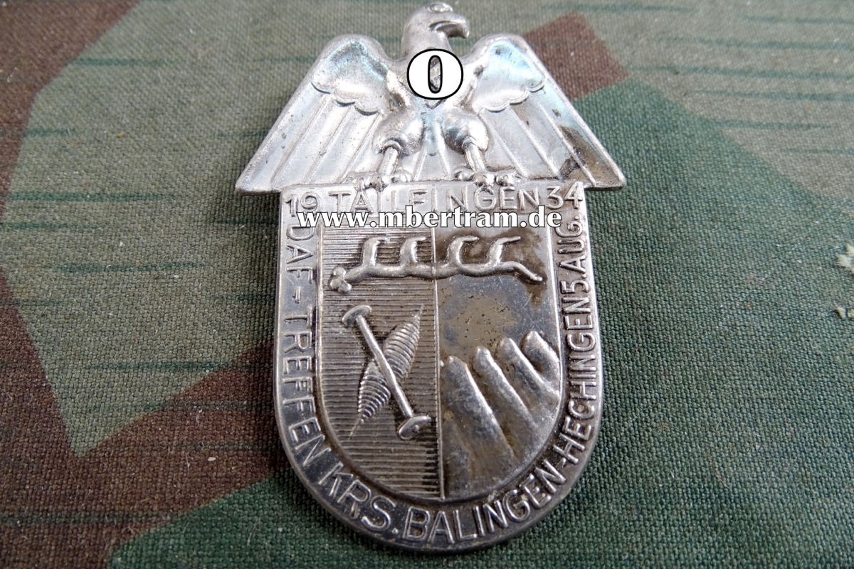 DAF Treffen Kreis Balingen - Hechingen 5.Aug. 1934 Tailfingen