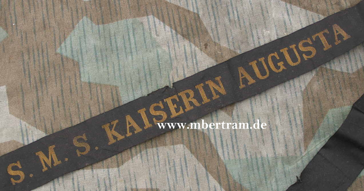 Kaiserliches Mützenband "S.M.S. Kaiserin Augusta"