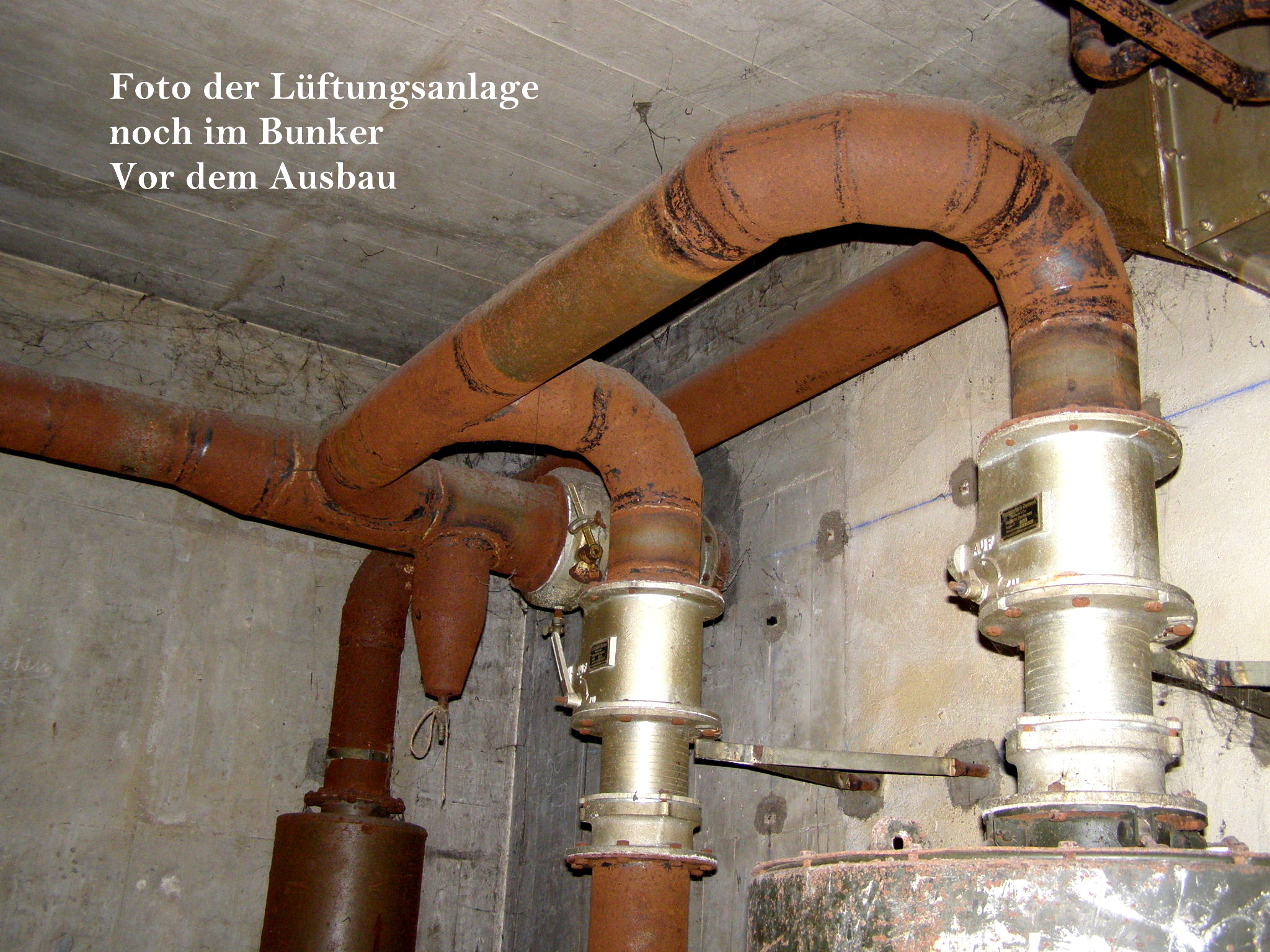 10511-48 Bunker Lüftungsanlage, 1942. 2 riesige Filter, Pumpe...