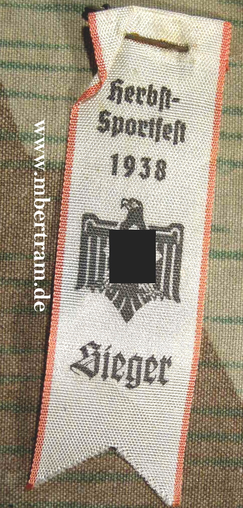 Siegernadel Herbst-Sportfest 1938, Stoffabzeichen