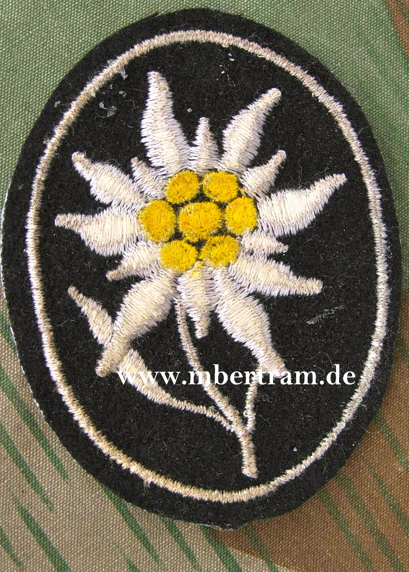 Waffen SS, Ärmelabzeichen Gebirgsjäger Mannschaften