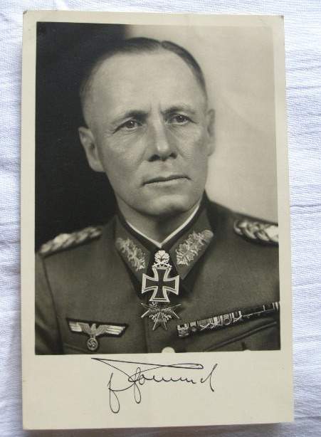 Generalfeldmarschall Erwin Rommel, Portraitpostkarte