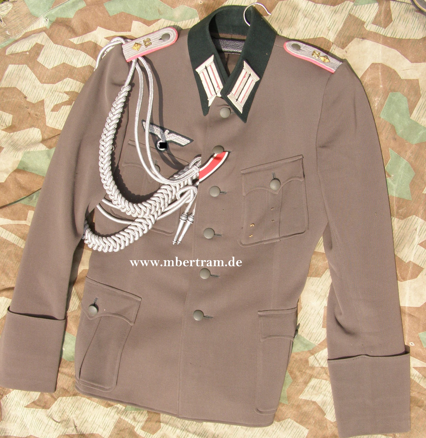 Wehrmacht Feldbluse M 41, ObLtn. Panzer Regiment 11, 1941