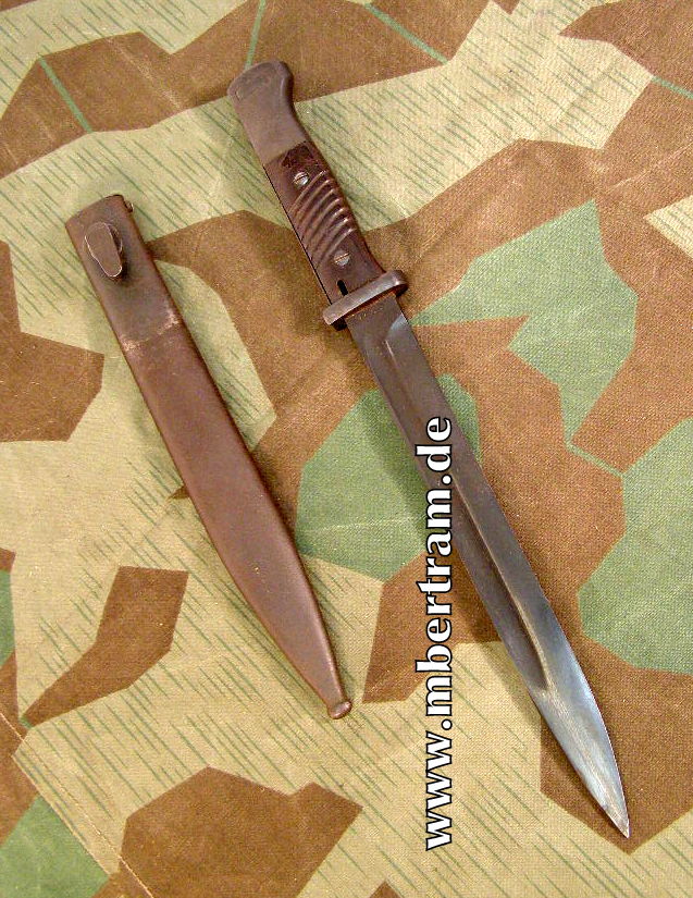 K 98 Seitengewehr M1884/98, Hst. "44 crs", Bakelitgriff