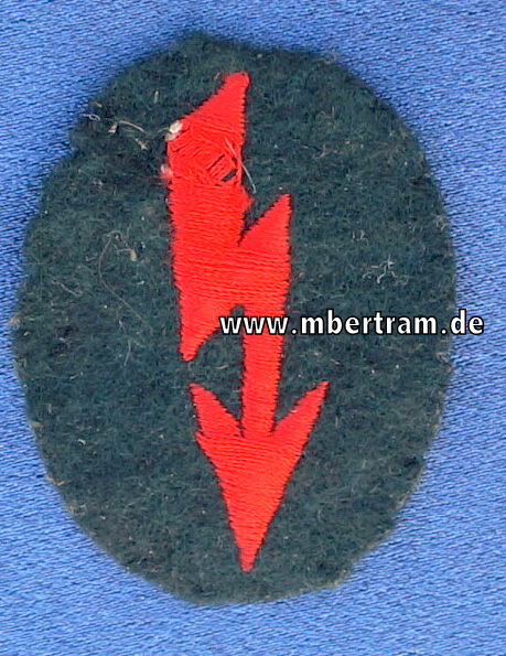 Ärmelabzeichen Wehrmacht Heer Artillerie, Funker um 1941