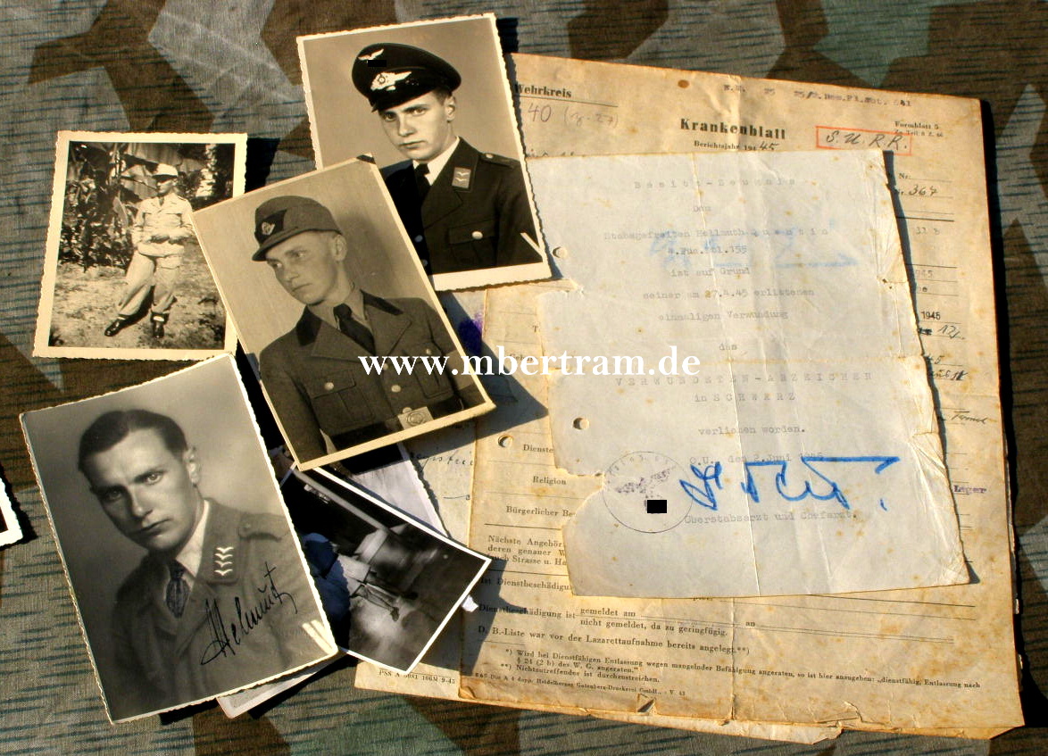 Urkunden, Fotos: Verw.Abz. schwarz 21.06.1945!!!,