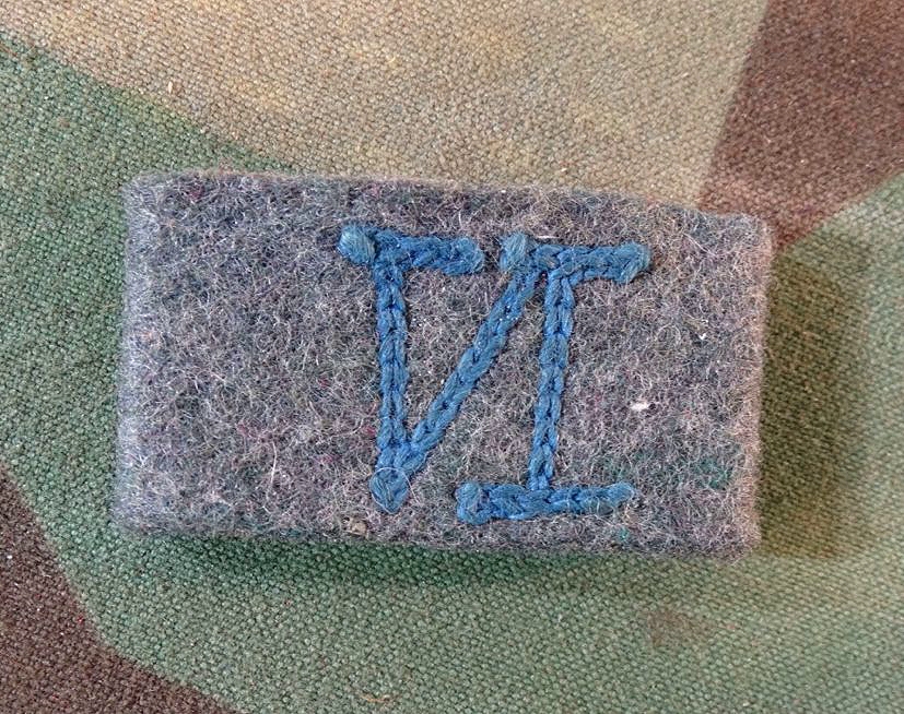 Schulterkklappen Aufschub Sanitäts Regiment 6