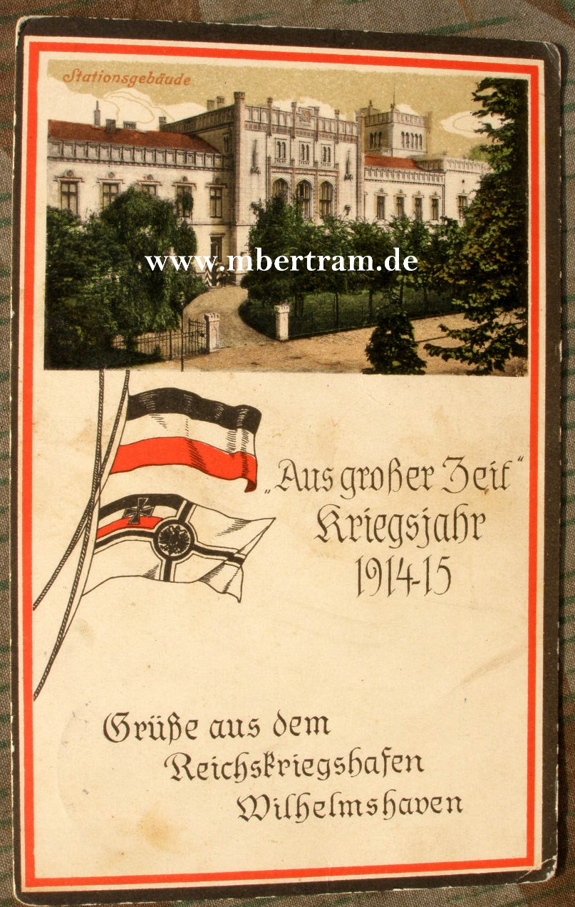 Aus grosser Zeit Kriegsjahr 1914-15, Wilhelmshaven