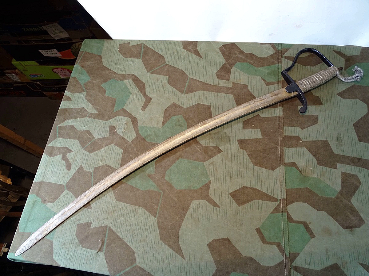 Preussischer Artillerie Säbel um 1900, Bastlerstück, ehem. Fundstück / historische Wanddeko