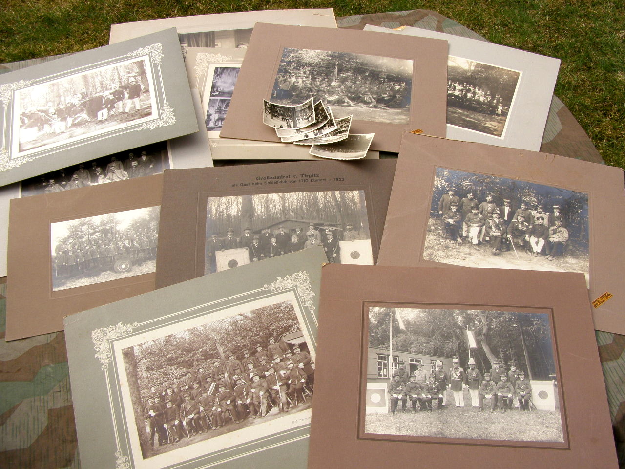 11Fotos Schützenver. Epsdorf, Grossadmiral v. Tirpitz 1923
