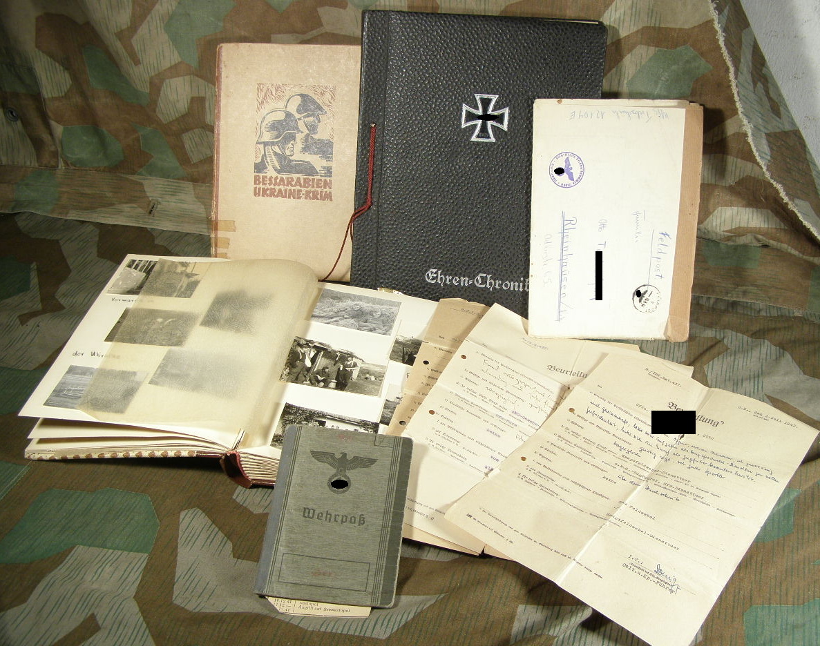 Dokument, Fotos: Uffz. Wlassow Armee, Wehrpass, Album...