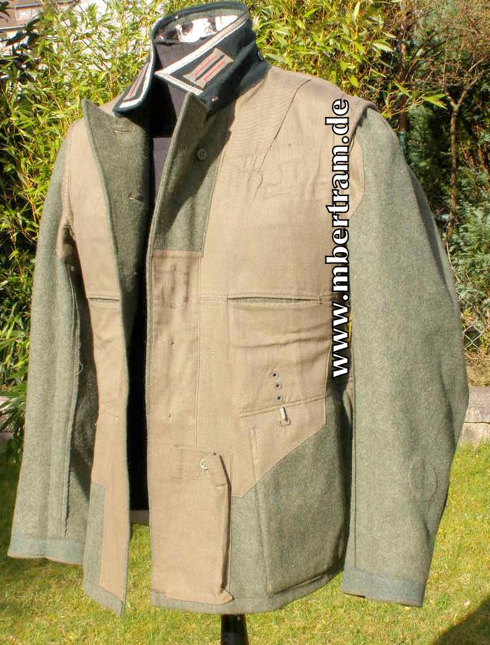 13461-17 WH Feldbluse M36, 1941, Kammerstück, Oberfeldwebel Artillerie Schirrmeister, Traumzustand