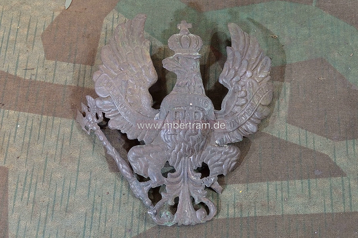 Preußen Linienadler für eine Pickelhaube Mannschaften Infanterie.