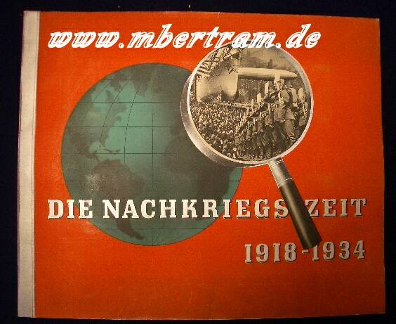 Sammelbilderalbum " Die Nachkriegszeit 1918-1934"