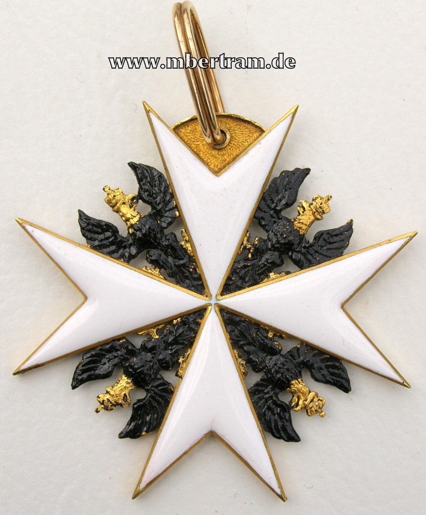 Kögl. preuss. Johanniter Orden, Kreuz d. Ehrenritter n. 1856.
