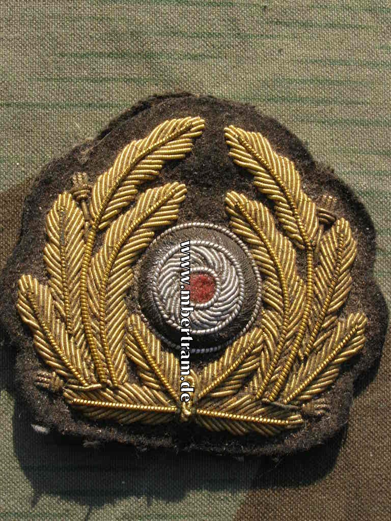 Kokarde mit Eichenlaub für Kriegsmarine Schirmmützen